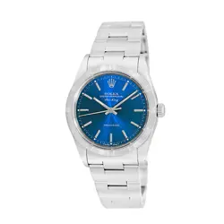 ROLEX STAINLESS STEEL 34MM ROLEX OYSTER PERPETUAL AIR-KING 14010  WARRANTY BOX