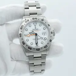 ROLEX EXPLORER II STEEL 42MM WHITE DIAL REF: 226570 B&P 2021