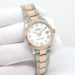 ROLEX 278271 DATEJUST 18K/SS WITH WHITE ROMAN DIAL ON OYSTER