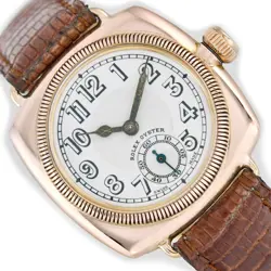 ROLEX OYSTER CUSHION 9CT PINK GOLD 1926 1ST EDITION
