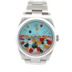 ROLEX 2024 OYSTER PERPETUAL 126000 36MM CELEBRATION DIAL WATCH W/ BOX & PAPERS