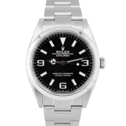 2022 NEW PAPERS ROLEX EXPLORER I BLACK 36MM STAINLESS AUTOMATIC WATCH 124270 BOX