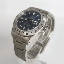 Stainless Steel Rolex Explorer II Watch, 40MM After Market Blue Dial Ref 16570