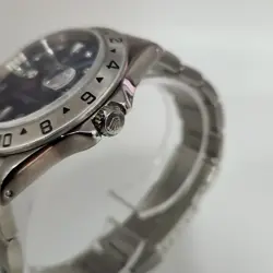 Stainless Steel Rolex Explorer II Watch, 40MM After Market Blue Dial Ref 16570