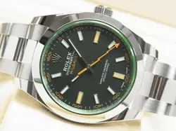 ROLEX MILGAUSS GREEN GLASS 116400GV TO206987