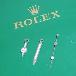 ROLEX SUBMARINER 116610 HANDS SET GENUINE CHROMALIGHT LUME PART CLEAN