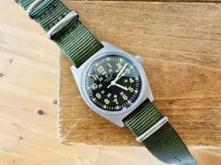 ROLEX MILITARY VINTAGE WATCH WHITE DIAL HAND-ROLLED VIETNAM WAR TESTED USED 2