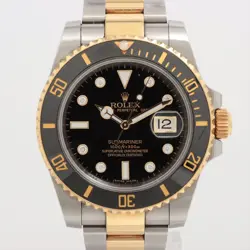 ROLEX SUBMARINER 116613GLN SS×YG SS×YG AT BLACK DIAL 2 EXTRA LINKS