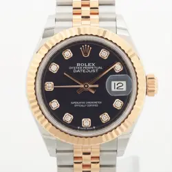 ROLEX DATEJUST 279171G SS×PG SS×PG AT AUBERGINE DIAL 3 EXTRA LINKS