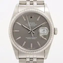 ROLEX DATEJUST 16220 SS SS AT GRAY-FACE