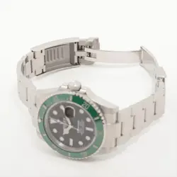 ROLEX GREEN SUBMARINER 126610LV SS SS AT BLACK DIAL