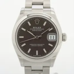 ROLEX DATEJUST 278240 SS SS AT GRAY-FACE 2 EXTRA LINKS