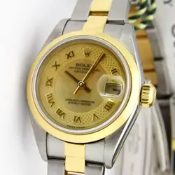 LADY-DATEJUST GOLD DECORATED
