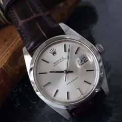 ROLEX 6694 OYSTER DATE PRECISION 1973 SS CAL.1225 HAND WOUND WATCH ROLEX ANTIQU