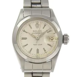 ROLEX OYSTER DATE WATCH CAL.1315 ANTIQUE 6406 STAINLESS STEEL SWISS MADE HAND WO