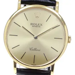 ROLEX 5112 CELLINI K18YG CAL.1601 HAND WOUND 841743 USED
