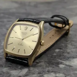 ROLEX CELLINI 3805 SOLID GOLD ROLEX WATCH YG CELLINI 1975 YELLOW GOLD