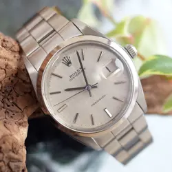 ROLEX 6694 OYSTER DATE SS 1971 MOSAIC DIAL WINDING BREATH CAL.1225 HAND WOUND W