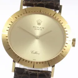 ROLEX CELLINI K18YG CAL.1602 4083 713514 USED