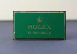 ROLEX - SUBMARINER PLATES DISPLAY