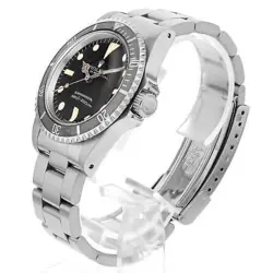 ROLEX SUBMARINER 5513 Black Borderless maxi dial all tritium 58 Number antiq...