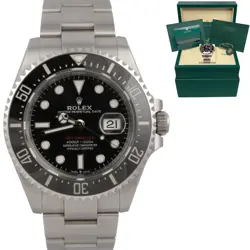 BRAND NEW 2025 ROLEX SEA-DWELLER STAINLESS 43MM BLACK WATCH 126600 BOX + PAPERS