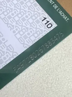 Rare ROLEX GENUINE 18K White Gold 116719BLRO GMT Master II Yr 2016 Warranty Card