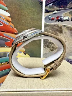 MENS ROLEX OYSTERDATE PRECISION STAINLESS STEEL WHITE DIAL 34MM WATCH 6694