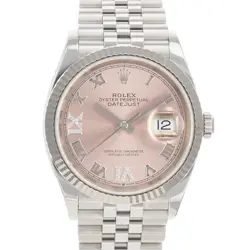 ROLEX DATEJUST 36 126234 VI IX DIAMONDS WARRANTY 2021