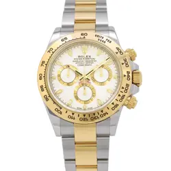 ROLEX COSMOGRAPH DAYTONA 40MM STEEL 18K YELLOW GOLD WHITE DIAL 116503