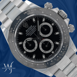 ROLEX DAYTONA 116500LN 40MM BLACK DIAL & CERAMIC BEZEL OYSTER BRACELET WATCH