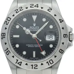 ROLEX EXPLORER 2 ROULETTE 16570(M) STAINLESS STEEL MENSWATCH BLACK USED