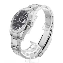 ROLEX DATEJUST 116200 BLACK BAR 3 ROW OYSTER  426055