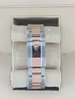 2022 Rolex Mens Datejust 126331 Sundust Rose 18kt TT Oyster No Papers 41mm