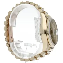 ROLEX day date watch 18038(9) 18K Yellow Gold mensWatch Champagne color USED