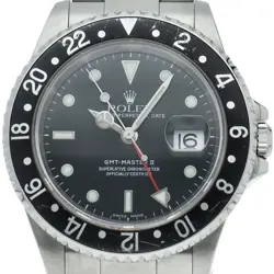 ROLEX GMT MASTER 2 16710(P) STAINLESS STEEL MENSWATCH BLACK USED