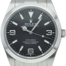 ROLEX EXPLORER 1 EARLY TYPE FINAL SPECIFICATION MIRROR BUCKLE 214270 STAINLE...