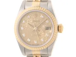 ROLEX DATEJUST NEW 10PD YG A# 79173G AUTOMATIC #095