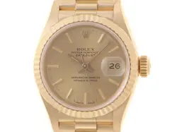 ROLEX DATEJUST 26 69178 CHAMPAGNE COLOR K18YG AUTOMATIC #035
