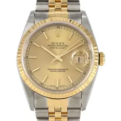 AUTHENTIC ROLEX DATEJUST 16233 SSXYG AUTOMATIC #X  #270-004-053-2605