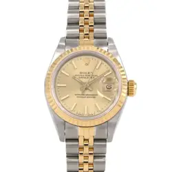 AUTHENTIC ROLEX DATEJUST 69173 SSXYG AUTOMATIC #E  #260-005-775-8558