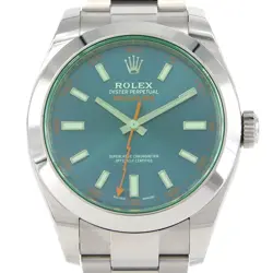 AUTHENTIC ROLEX MILGAUSS 116400GV SS AUTOMATIC #RANDOM  #230-000-044-4681