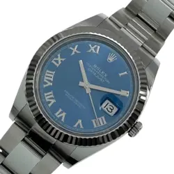 ROLEX DATEJUST 41 RANDOM SERIAL 126334 AZZURRO BLUE WG/SS AUTOMATIC #OK356