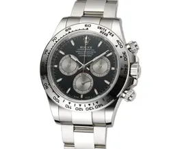 ROLEX DAYTONA 40MM 18K WHITE GOLD BLACK DIAL CALIBER 4131 126509