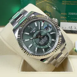 ROLEX SKY-DWELLER MINT GREEN - BOX AND PAPERS AUGUST 2024