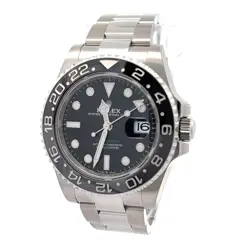 ROLEX 2024 GMT-MASTER II 126710GRNR STAINLESS WRIST WATCH W/ BOX AND PAPERS