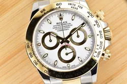 2022 ROLEX COSMOGRAPH DAYTONA 18K YELLOW GOLD & STEEL WHITE DIAL 116503 FULL SET