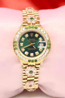 YG W/DIAMONDS TSAVORITES