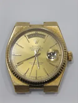ROLEX DAY-DATE OYSTERQUARTZ 18K YELLOW GOLD 19018 