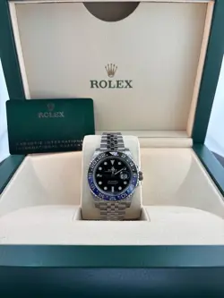2021 ROLEX GMT MASTER II BATGIRL REF 126710BLNR BOX & CARD
